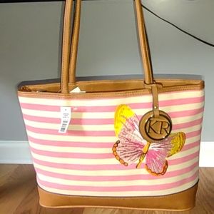 Brand new Kim Rogers Butterfly Tote